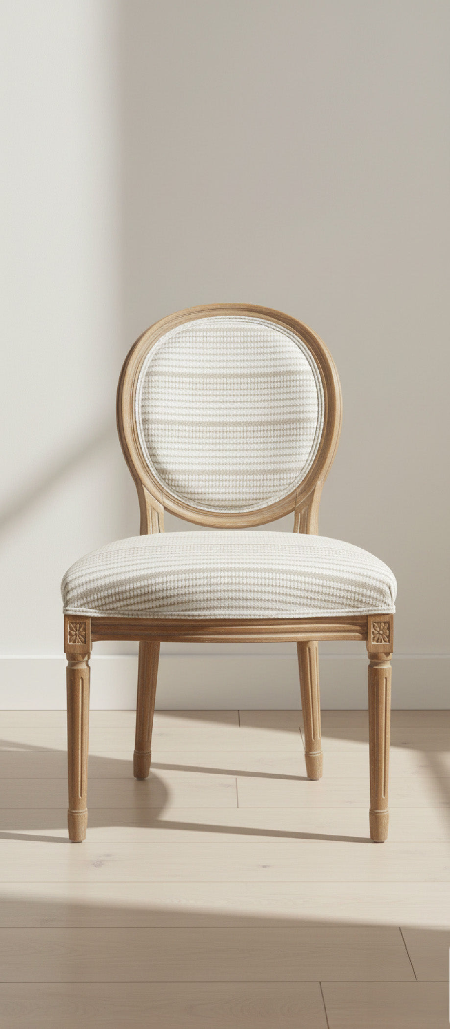 PEBBLE STRIPE - NATURAL -WHITE