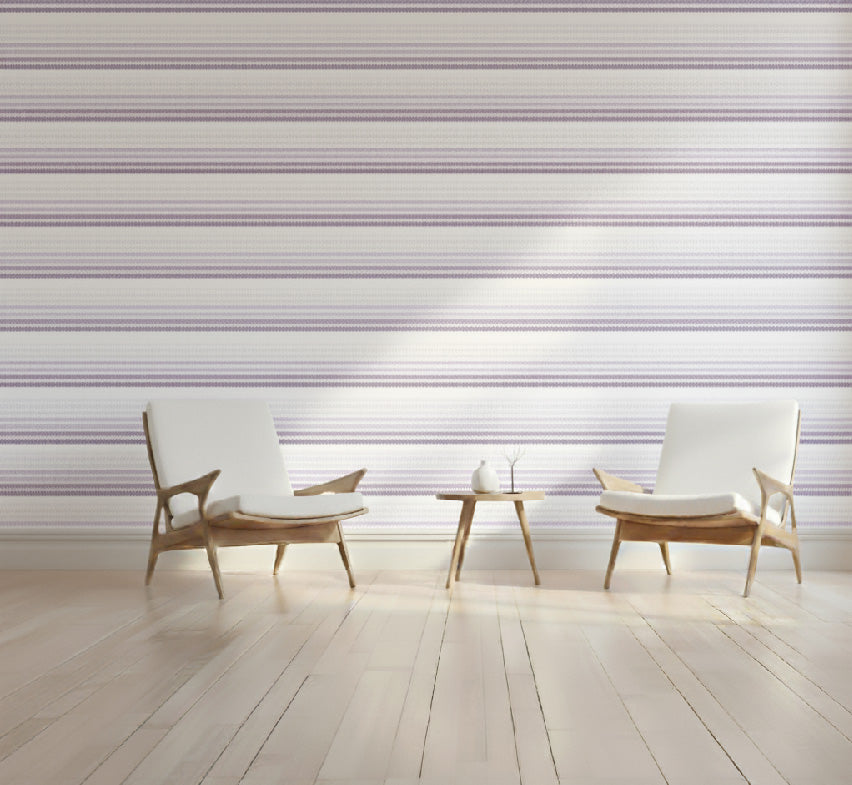 PEBBLE STRIPE WALLPAPER_PERI_IRIS image 2