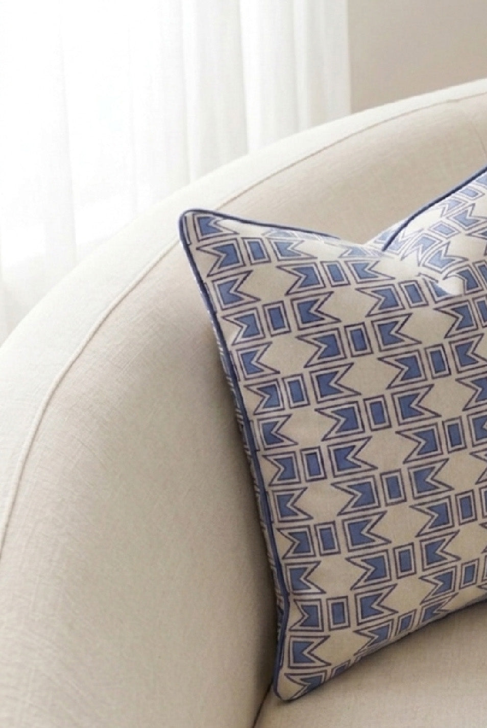 DECO - OYSTER - LAPIS NAVY / CORNFLOWER BLUE